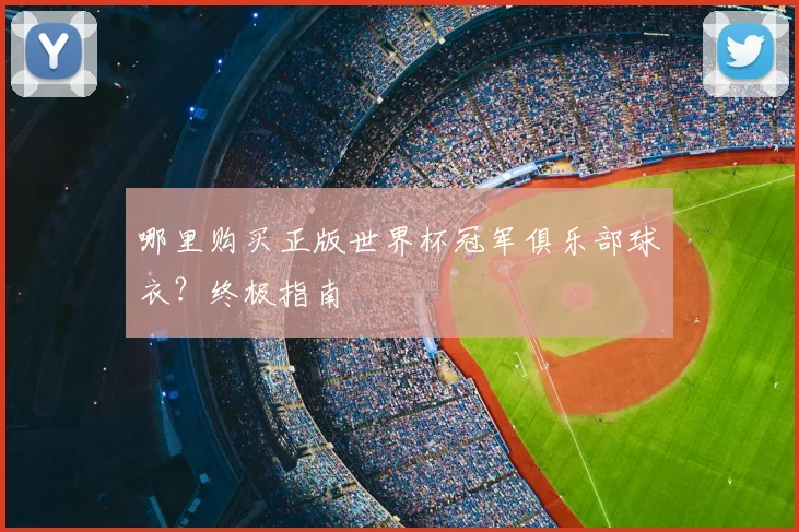 哪里购买正版世界杯冠军俱乐部球衣？终极指南