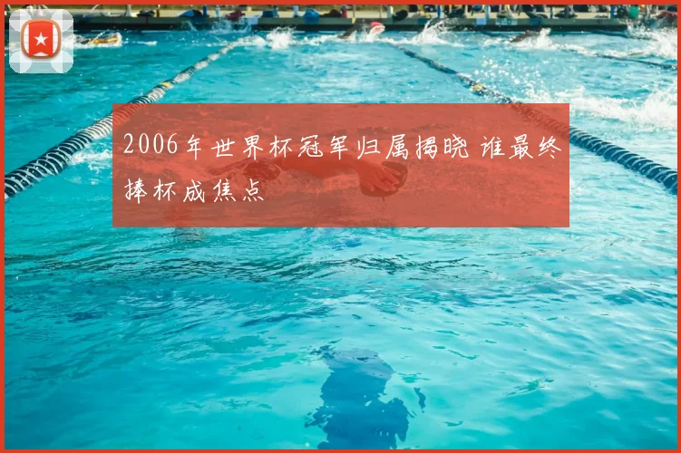2006年世界杯冠军归属揭晓 谁最终捧杯成焦点